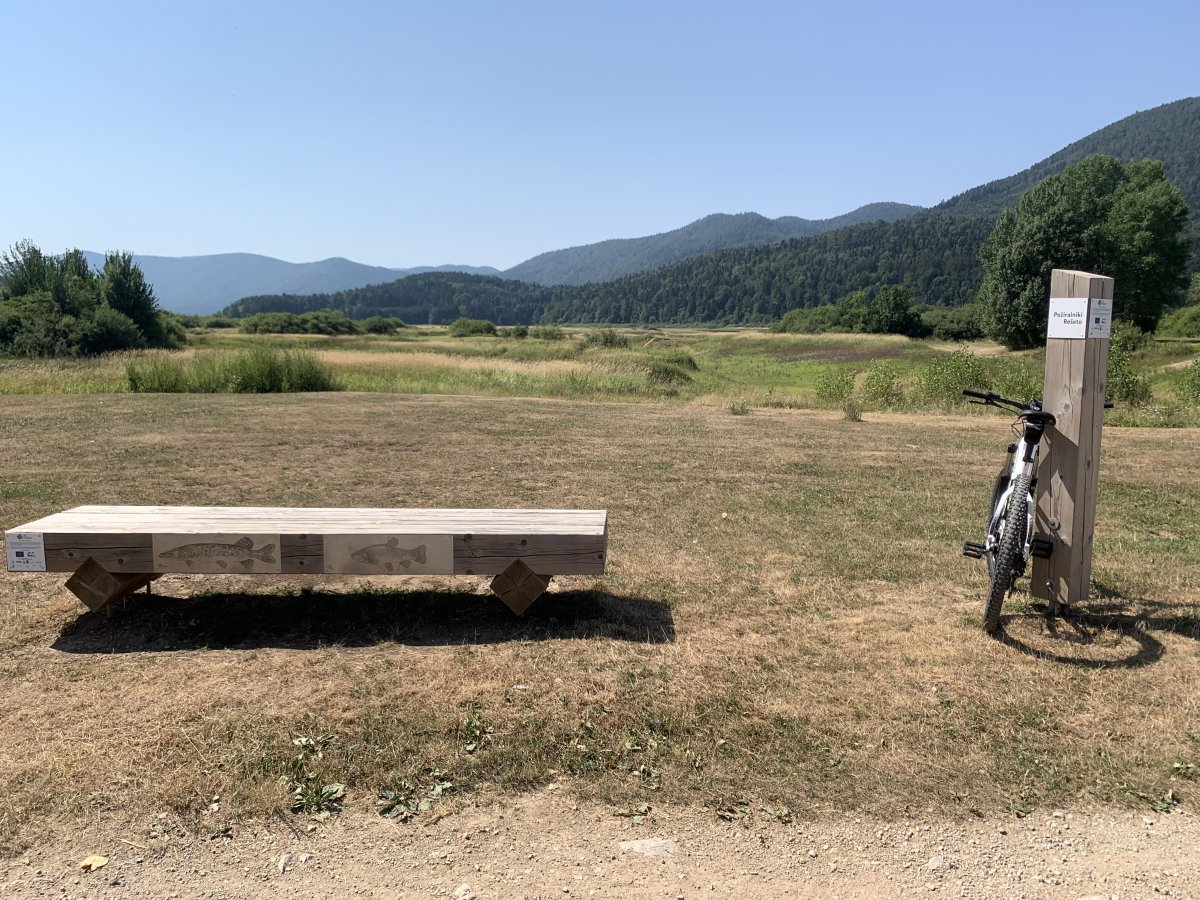 E bike from the Lodge across the biggest disappearing lake in Europe.. E bike from the Lodge across the biggest disappearing lake in Europe..
