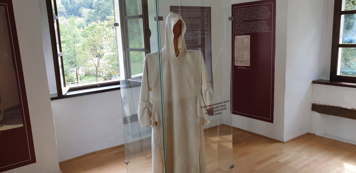 a monk's robe.. no nike trainers, no mobile phone, but an early hoody..
