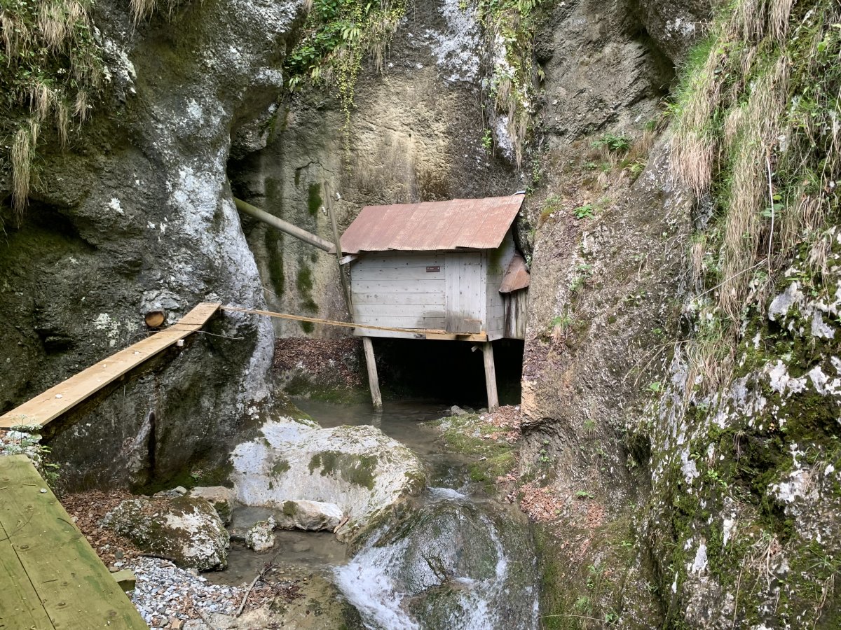 the furthest cabin in the ubermagnificant Franja secret Partisans Hospital, hidden half way up a mountain..