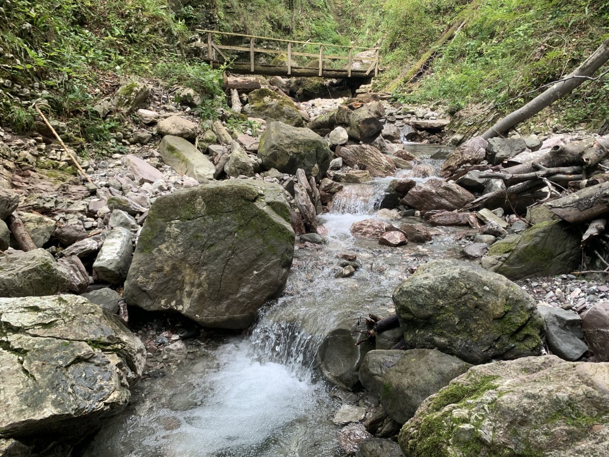 Kosec gorge is a truely magical place about half way around the loop hike..